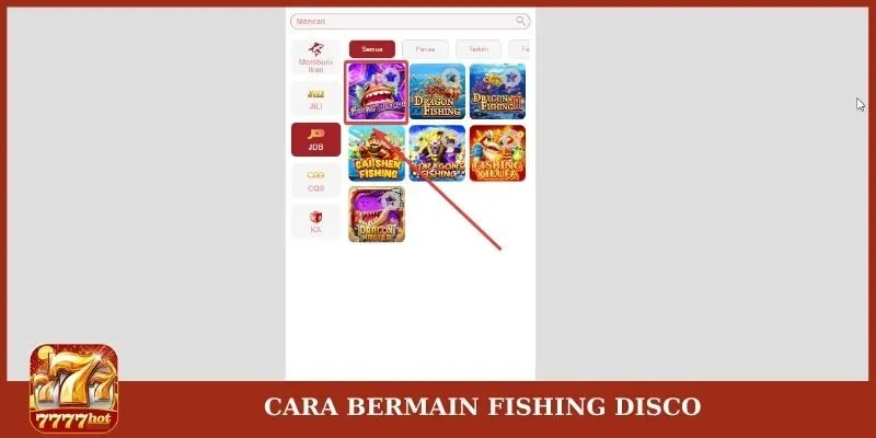 Pilih game menembak ikan Disco untuk hiburan