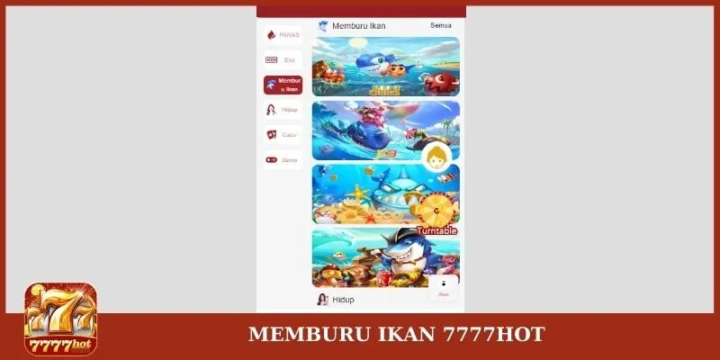 Gambaran Singkat tentang Kategori Memburu Ikan