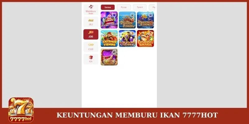 Keunggulan Bermain Game Tembak Ikan 7777Hot