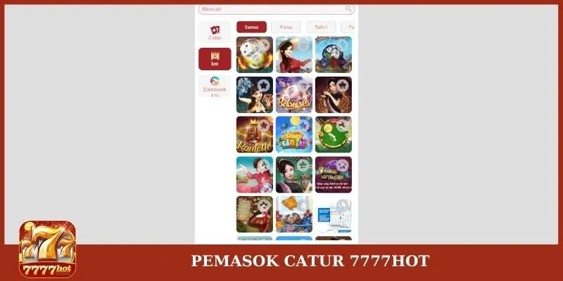 Penyedia Terpercaya di Kasino 7777Hot